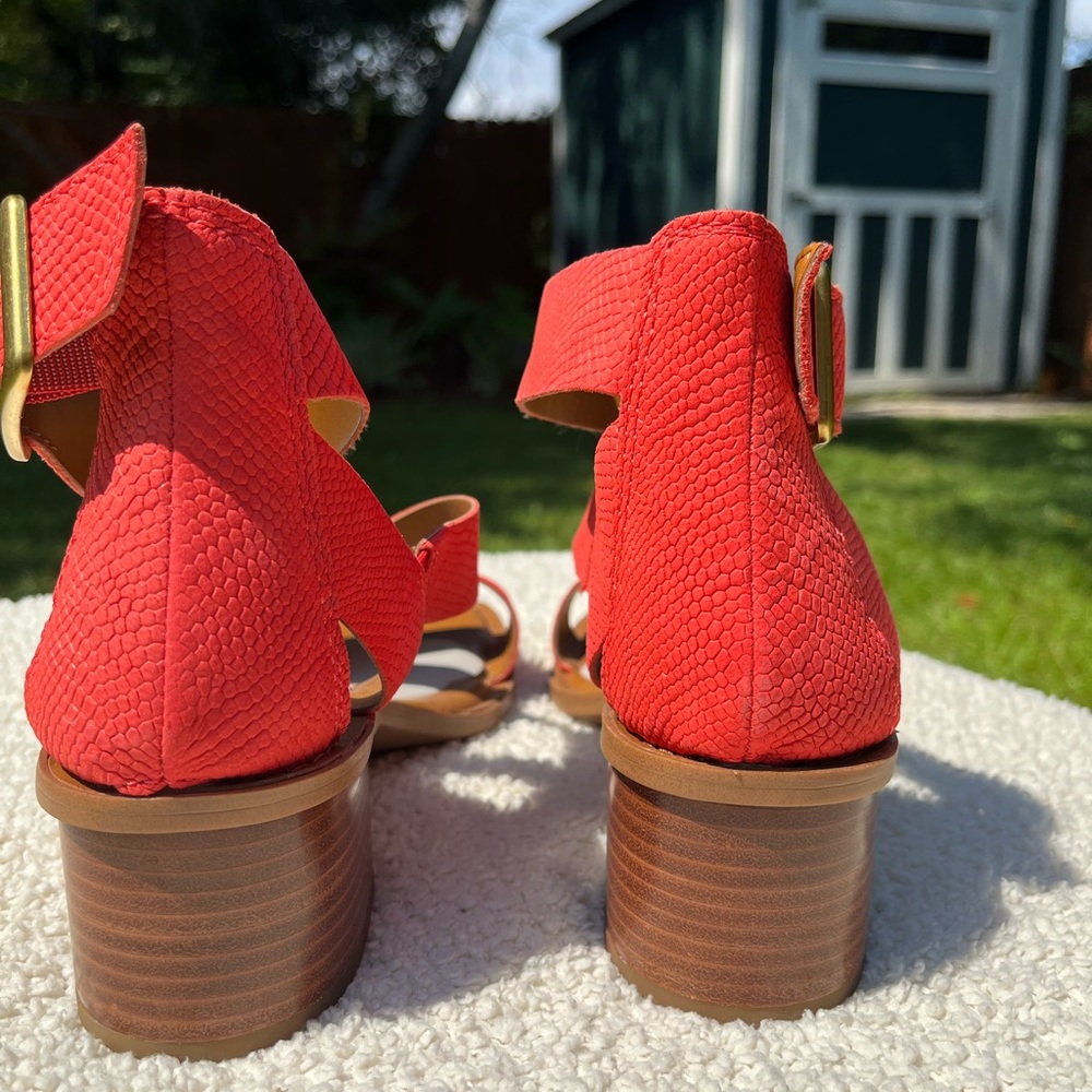 Franco Sarto Lorelia Block Heel Sandals - Picture 3 of 4